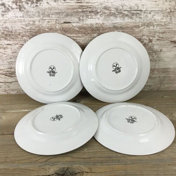 Sea Gull Christmas Heritage China Salad/Dessert Plates 7" Set Of 4 - Picture 8 of 13
